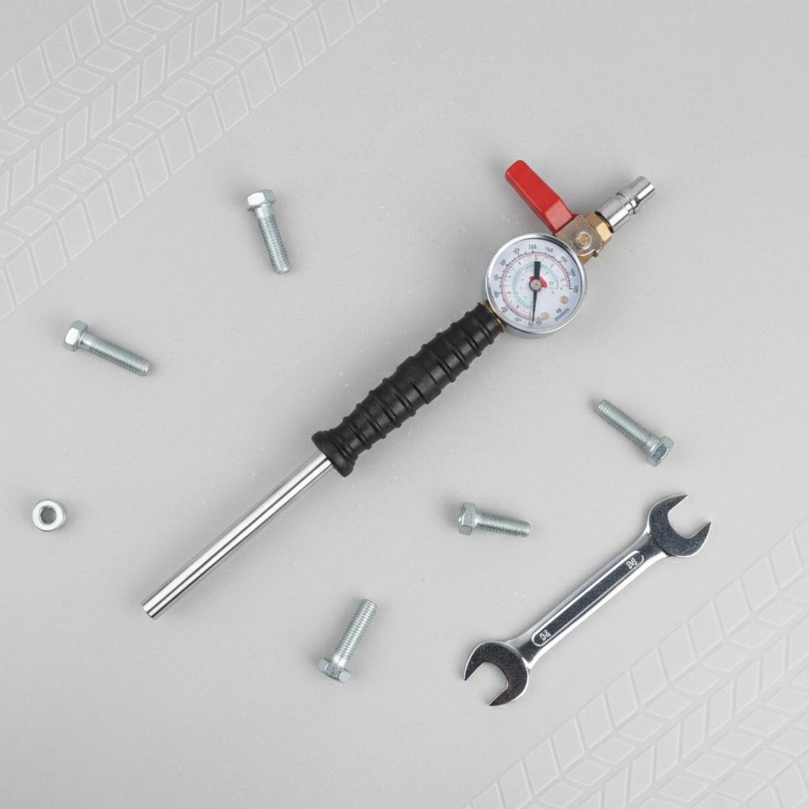 Tools For Garage Workshop - قضيب نفخ الإطارات السريع سهل الاستخدام،