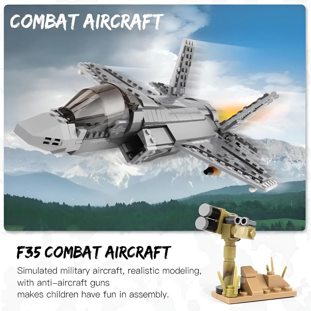 646 قطعة F-35 البرق II طائرة ب - مراجعة Hand Plane Block وسعره