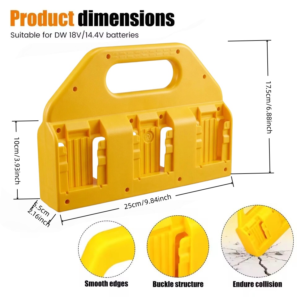حامل تخزين بطارية ديوالت 18 فو - مراجعة Workshop Electric Tools وسعره