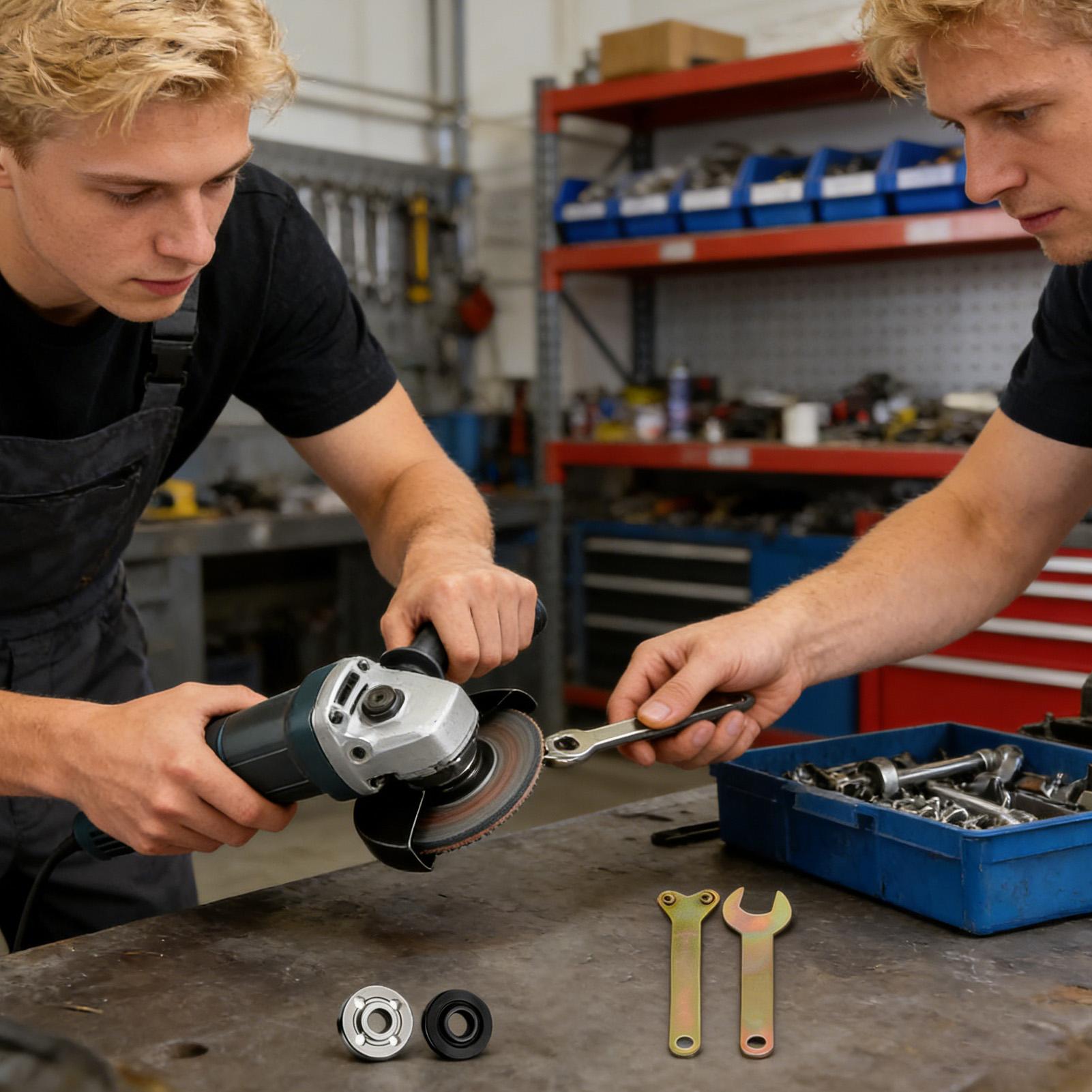 طقم مفتاح ربط لجهاز الجلخ الزا - مراجعة Workshop Electric Tools وسعره