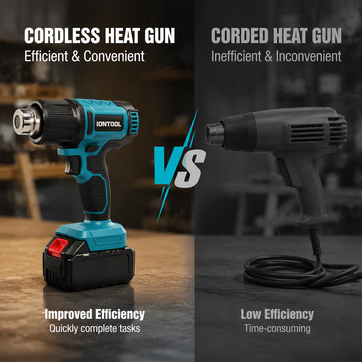 آيونتول 550 ℃   مسدس حراري كهر - مراجعة Workshop Electric Tools وسعره