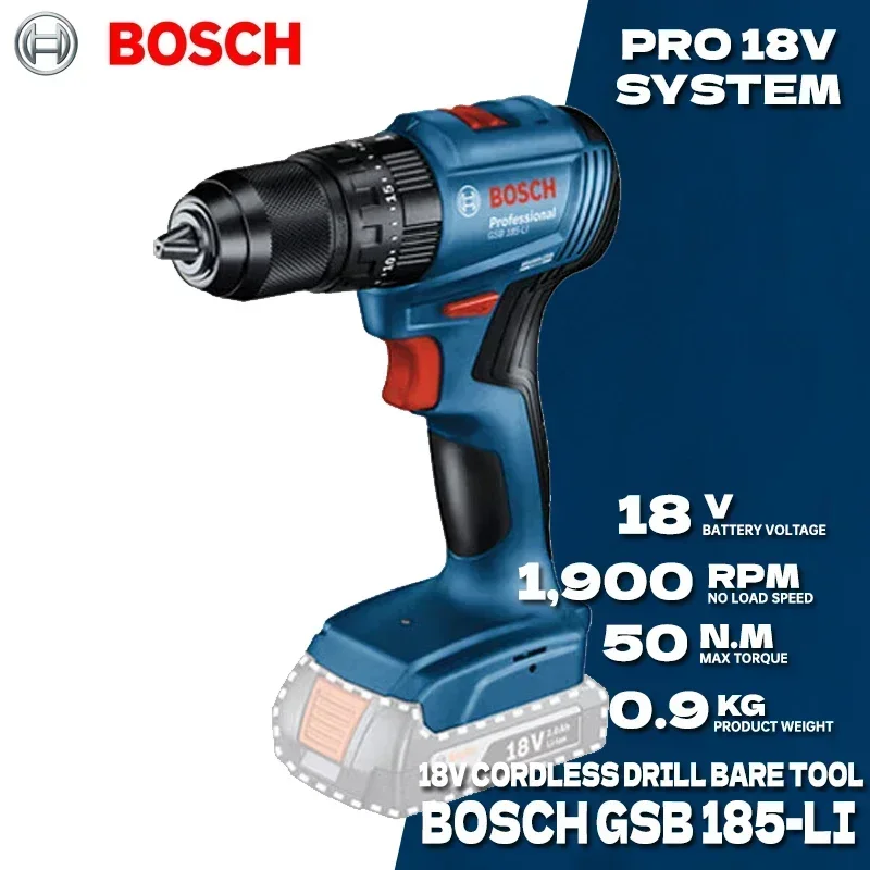 بوش GSB 185-LI مثقاب تأثيري لا - مراجعة Bosch Drill Gsb 18V وسعره