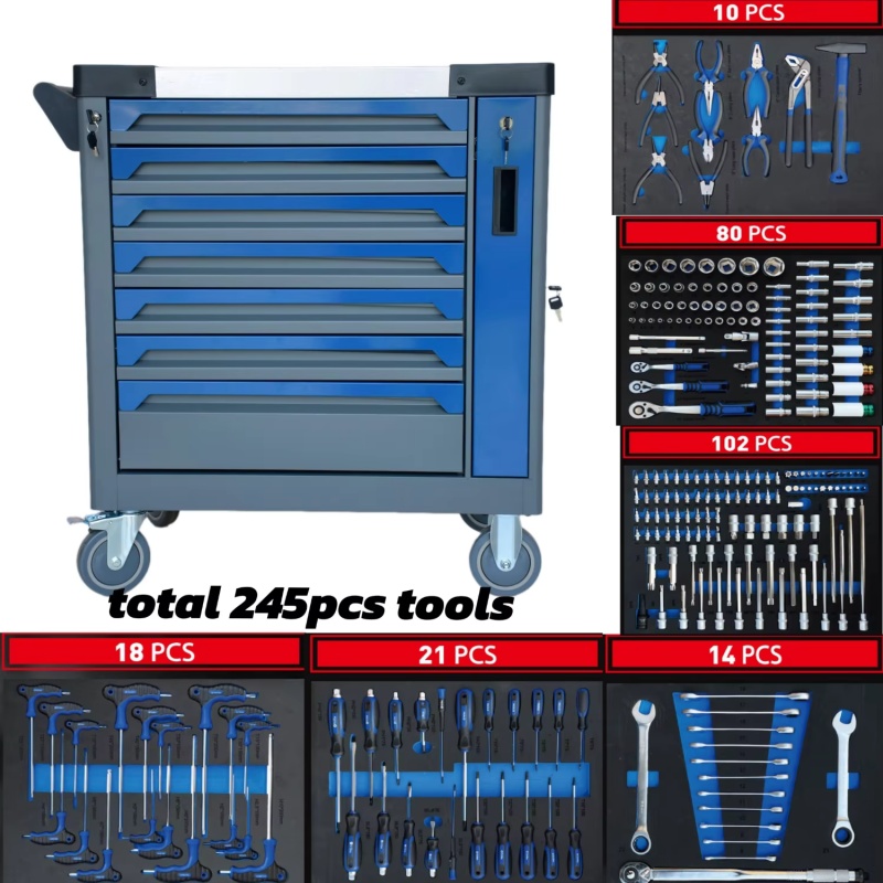 خزانة أدوات فولاذية متحركة بـ  - مراجعة Tools For Garage Workshop وسعره