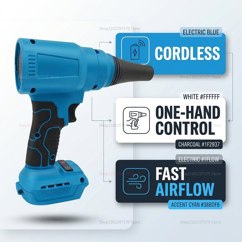 منفاخ هواء كهربائي لاسلكي بدون - مراجعة Workshop Electric Tools وسعره
