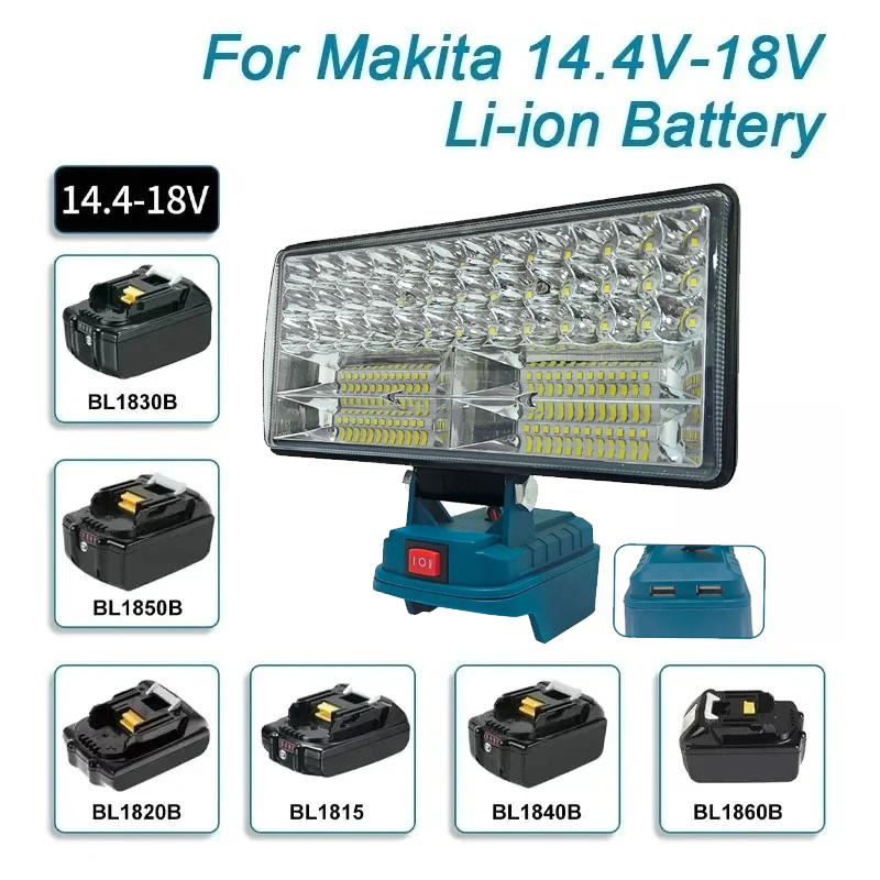 مصباح عمل LED محمول يعمل بالبط - مراجعة Workshop Electric Tools وسعره